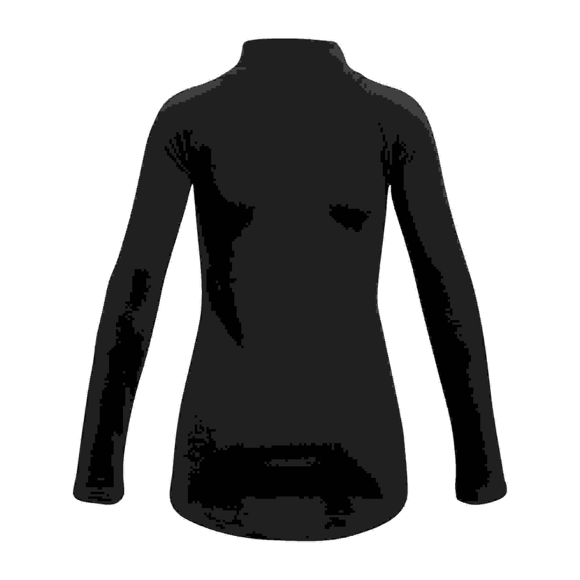 Under Armour ColdGear® Cozy Big Girls' Black/White Long Sleeve Mock